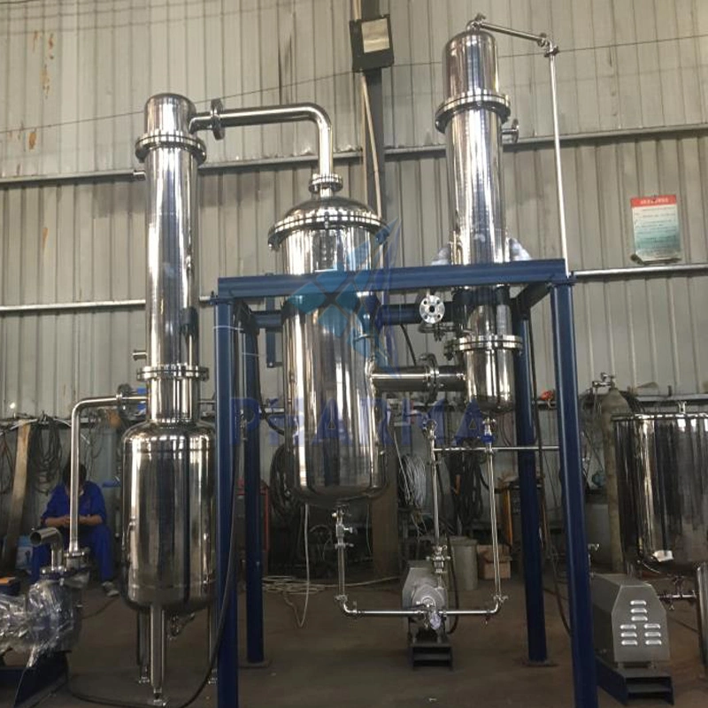 Efficient Falling Film Ethanol Extraction Machine Vacuum Evaporator